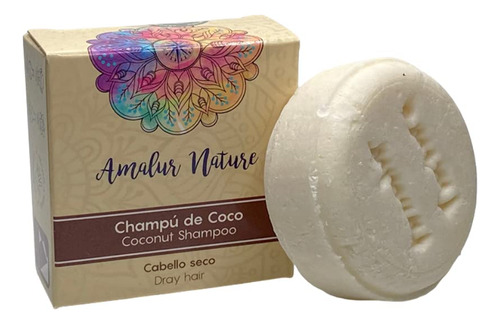 Barra De Champú De Coco, Tamaño Pequeño, 1.76 Onzas, Org.