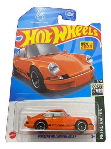 Hot Wheels Carro Porsche 911 Carrera Rs 2.7 + Obsequio 