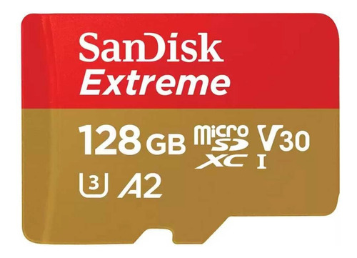 Tarjeta De Memoria Sandisk Extreme 128gb Microsd Y Adaptador