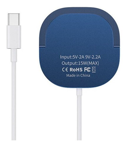 Cargador Carga Rápida 15w Inalámbrico Magnético Para iPhone