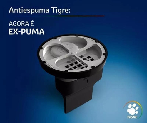 3 Pç Ralo Anti Espuma Mau Cheiro Banheiro 100 Tigre