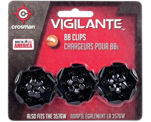 Cargador Crosman Vigilante Clip Balines Bbs 4.5m Co2 Pcp 