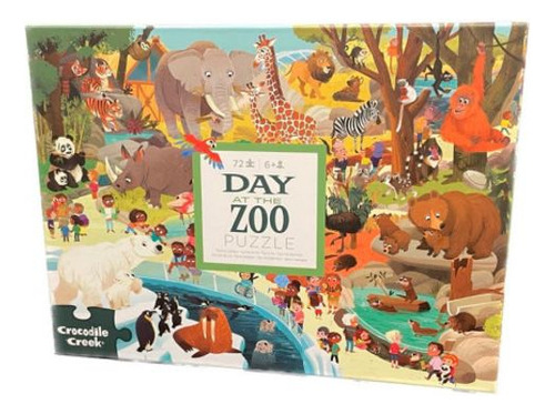 Libro 72 Piezas Day At The Zoo Puzzle