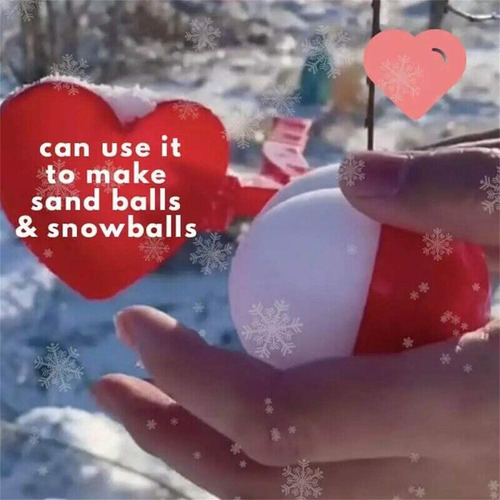 Snowball Maker Paquete De 3 Clips En Forma Esférica De Muñ 