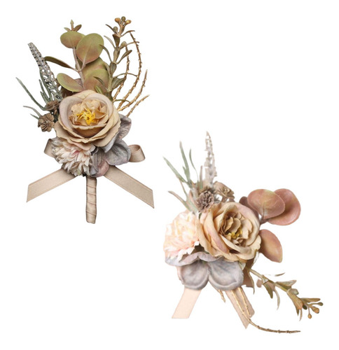 Muñeca De Corsage Corsage Y Boutonniere Set 2x Corsaes De Mu