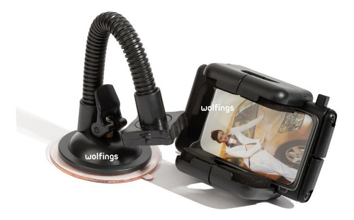 Imagen 5 de 10 de Soporte Holder Brazo Flexible Sopapa Ideal Auto Celular Gps