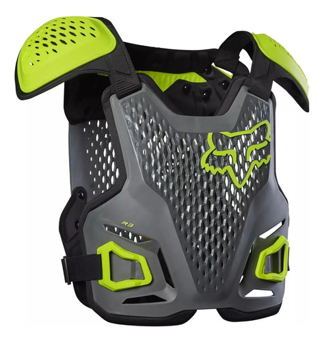 Pechera Fox R3 Mx Motocross Enduro Fluor 