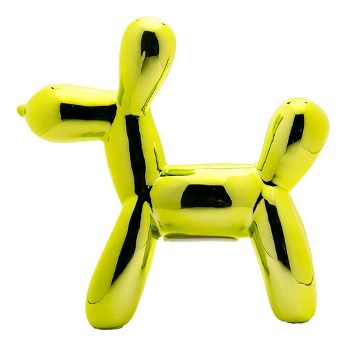 Lime Mini Balloon Dog Bank 7 5 Tall Decoración Para El...