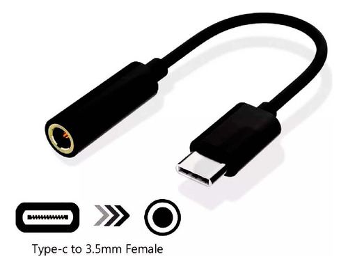 Adaptador Usb C A Jack 3 5mm Para Audífono Y Micrófono