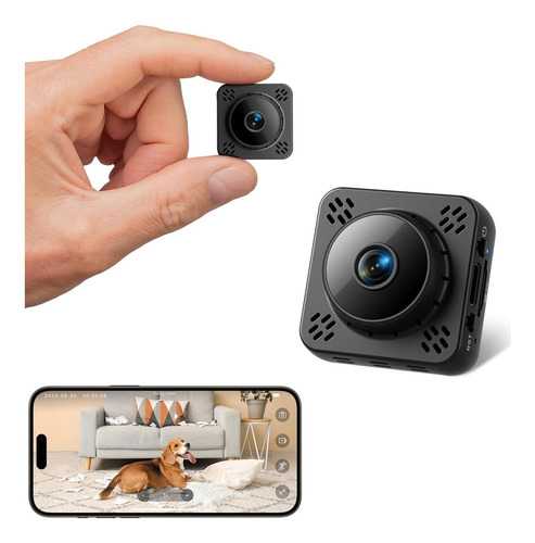 Mini Cámara 4k Hd Wifi Shibet Con Visión Nocturna
