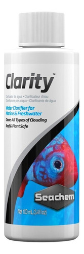 Clarificante Clarity 100ml Seachem Para Água Doce E Salgada