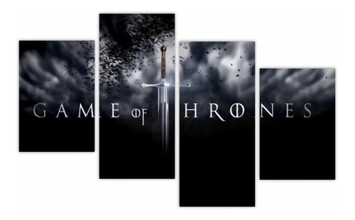 Game Of The Thrones Murales Madera 003 55 X 85  