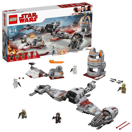 Lego Star Wars: La Última Defensa Jedi De Crait 75202