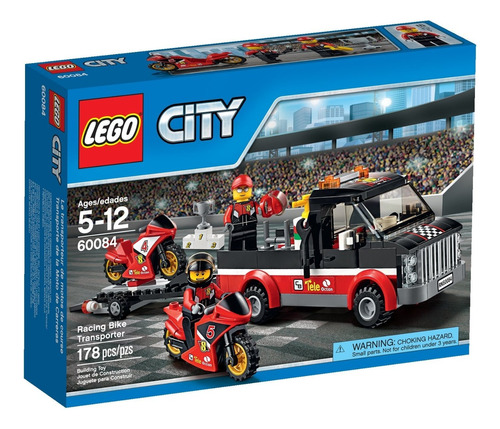  Transporte De La Moto Lego City (Reacondicionado)