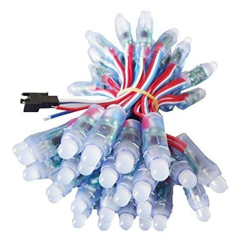 Ws2811 Pixel Led String Lights Dc 12v Impermeable 50pcs...
