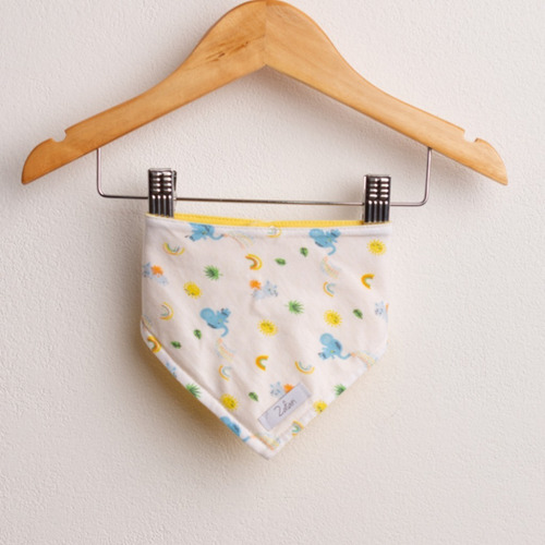 Imagen 3 de 4 de Babero Bandana Reversible Bebe Unisex
