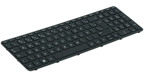 Teclado Para Notebook Hp Pavilion 15-f387wm - Preto - Layout