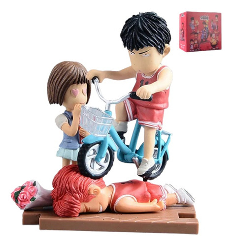 Slam Dunk Figura - Hanamichi Y Kaede 10cm Importado Diorama