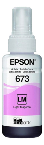 Refil De Tinta Original Epson T673220 Magenta Claro 70ml
