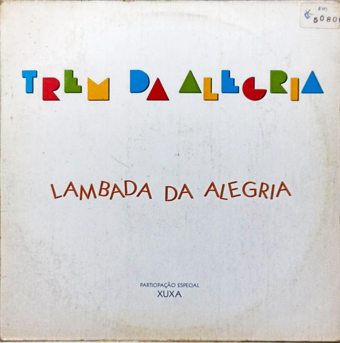 Trem Da Alegria Lp Single 1990 Lambada Da Alegria Rca 4279