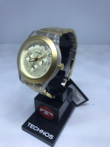 Relógio Technos Feminino Dourado 6p29bh/4x Estilo Swatch
