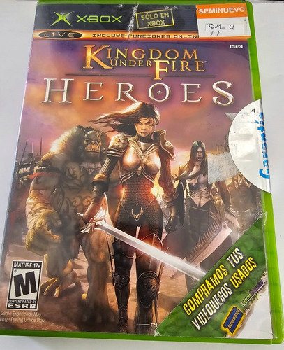 Kingdom Under Fire Heroes Seminuevo Para Xbox Buen Estado (Usado)