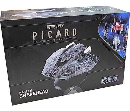 Miniatura Star Trek Picard Narek Snakehead - Big Ship Cor Metalizada