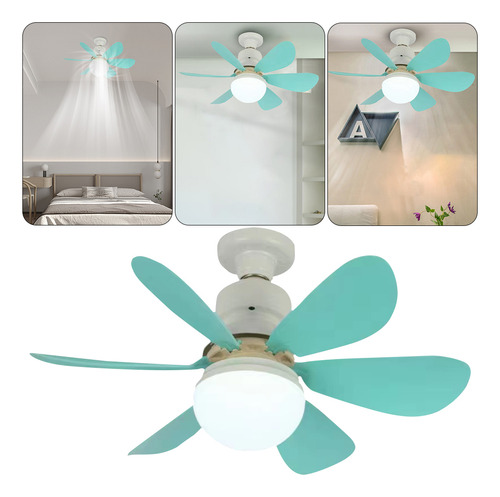 Ventilador De Techo Con Luz Integrada Estructura De
