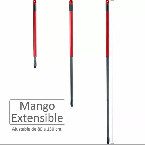 Imagen 5 de 9 de Mopa Balde Centrífugo Escurridor Cabo Pedal Vileda Original