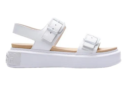 Sandalias Hush Puppies Niza Blanco Mujer 640615 Full Empo