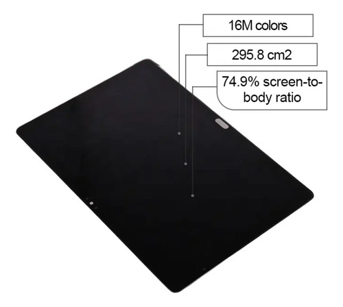 Pantalla Huawei Display Tactil Para Huawei M5 Lite 10 Inch Negro