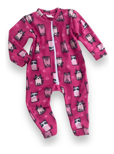 Roupa Para Frio Jardineira Infantil De Soft Inverno Pijama 