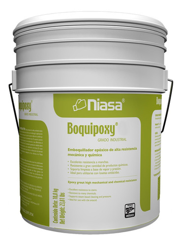 Boquilla Epoxica Boquipoxy Industrial Blanco Cubeta