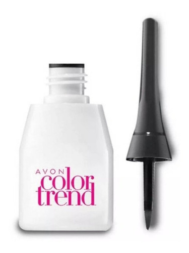 Delineador Líquido Color Trend Preto 3ml - Avon Efeito Mate