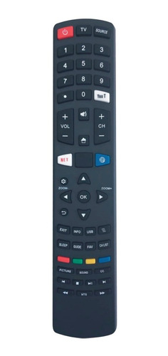 Imagen 7 de 9 de Control Remoto Di32x5000 / Di32x5000x Para Noblex Smart Tv