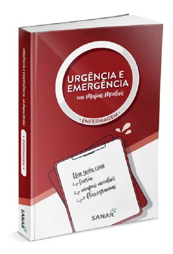 Livro Urgência E Emergência Em Mapas Mentais, 1ª Ed 2020