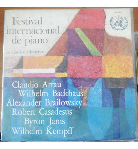 Vinilo Claudio Arrau Festival Internacional Che Discos