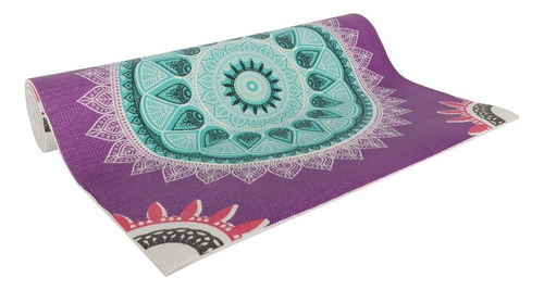 Colchoneta Yogamat 6mm Estampada Con Bolso-mándala-pilates
