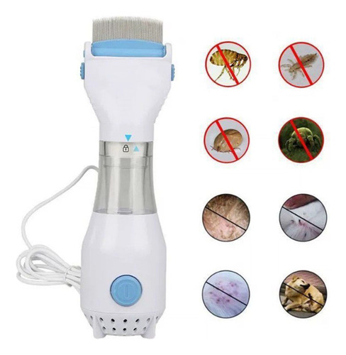 Limpiador De Pelo Lice Vacuum Pet Peine