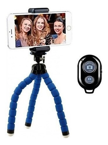 Mini Tripode Selfie 27 Cm Ezra St04 Con Control Bluetooth 