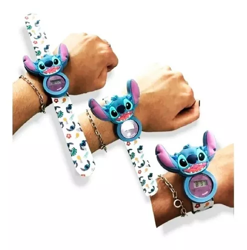Reloj Pulsera 3d Stitch Disney Tapimovil - E.full