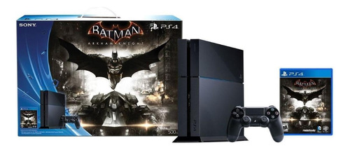 Sony PlayStation 4 500GB Batman: Arkham Knight Bundle cor  preto onyx