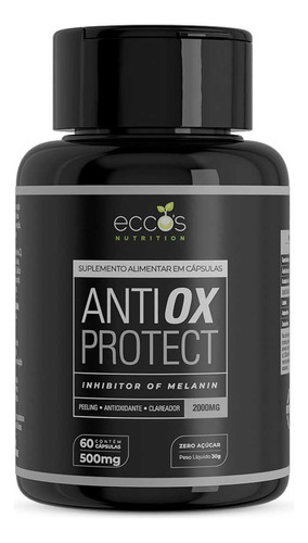 Antiox Eccos 60 Cápsulas Fotoprotetor, Peeling, Antioxidante