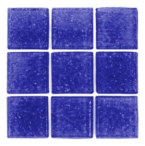 Caja De Mosaico Para Alberca Azul Marino Diamond 2 X 2 Cm