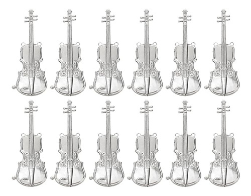 Instrumento Musical Adorno De Navidad 12 Piezas De Violin En