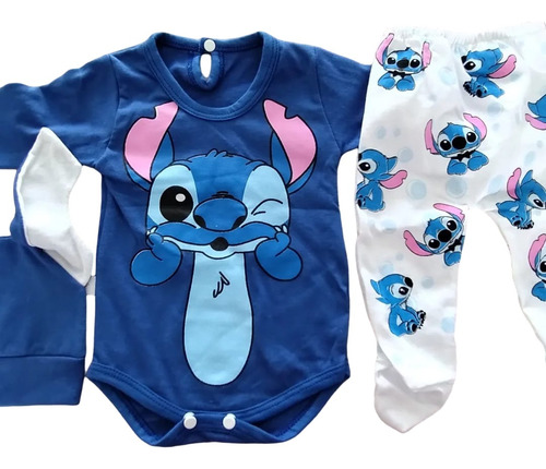 Conjunto Bebe Personajes Body Nacimiento A 12 Meses Ajuar 