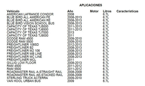 Sensor Presión Riel Inyección Combustible Tj6500 08-13 6.7l