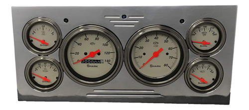 Dolphin Gauge Para Ford Truck Dash Cluster Panel Set Shark