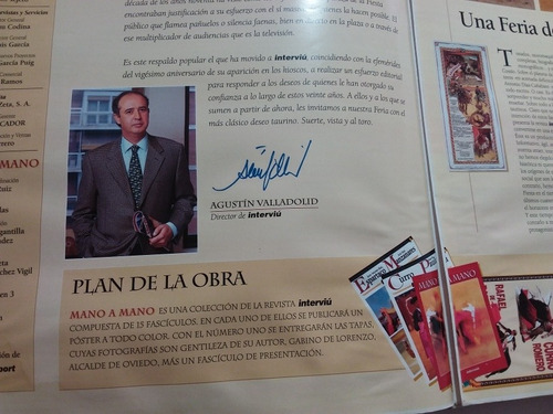 Especial Revista Interviú Mano A Mano- Toros- 15 Fascículos (Usado)
