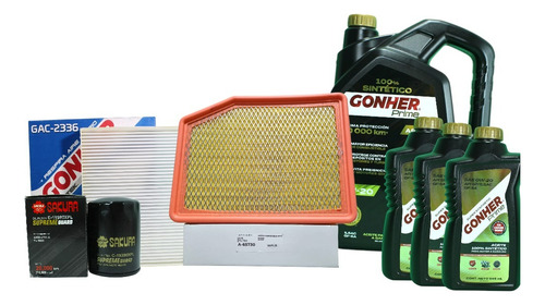 Kit Afinación Para Tahoe 5.3 6.2 2024 0w20 Platino Acei Aire